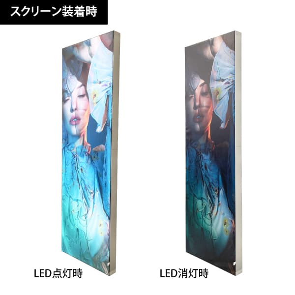 セゴライトボックス（内照式バックパネル）壁掛けパネル 50×150