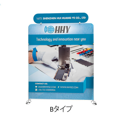 ファブリックバックウォール05｜誉展示会装飾